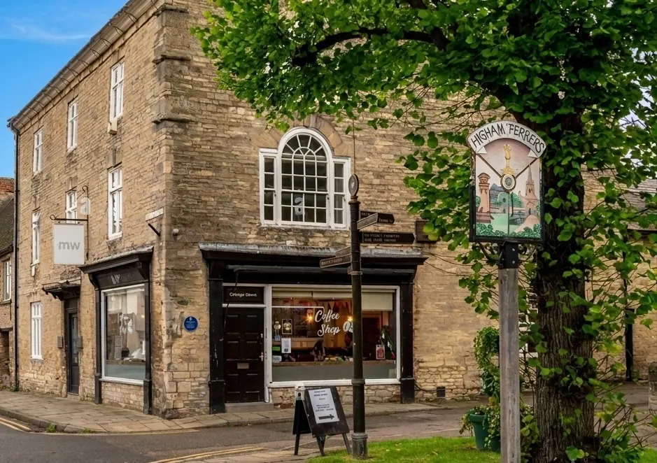 The medieval St Mary's Church and Bede House in Higham Ferrers